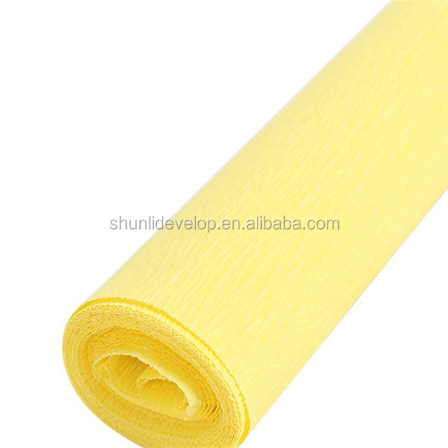 flowers packing wholesale solid color crepe paper