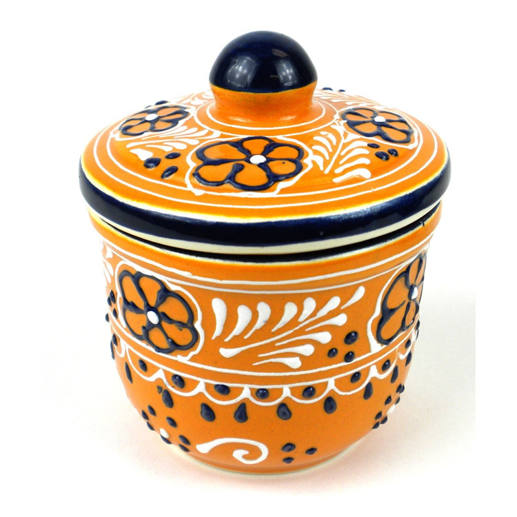 Hot Sale Personalized Handmade Ceramic Pottery Hand-painted Sugar Bowl