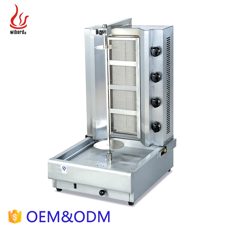 Донер Kebeb Machine/Коммерческий газ курица кебаб машина