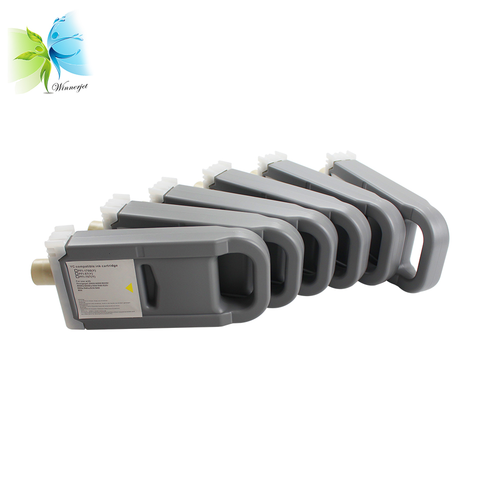 WINNERJET 700 мл совместимый картридж PFI-706 PFI706 PFI 706 для Canon ipf8400 ipf9400 ipf8400s iPF9400S серии принтеров