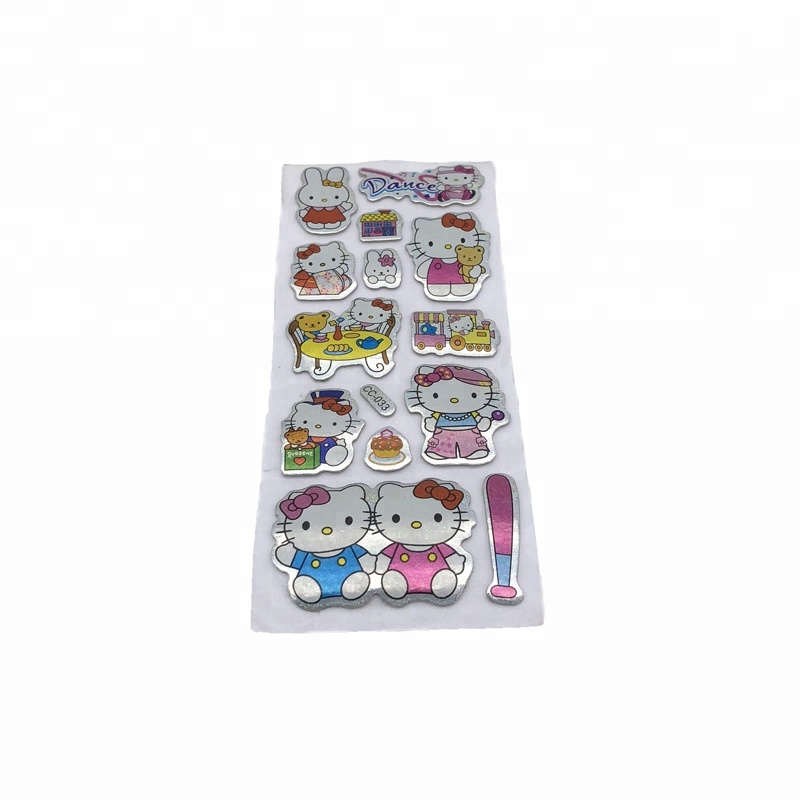 Пользовательский kitty cat ПВХ наклейка для детей