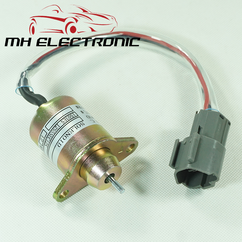 MH Электронный соленоид 1503ES-12S5SUC12S 1503ES12S5SUC12S для Yanmar Jo-hn Deere 119233-77932 12V отключение дизельного топлива