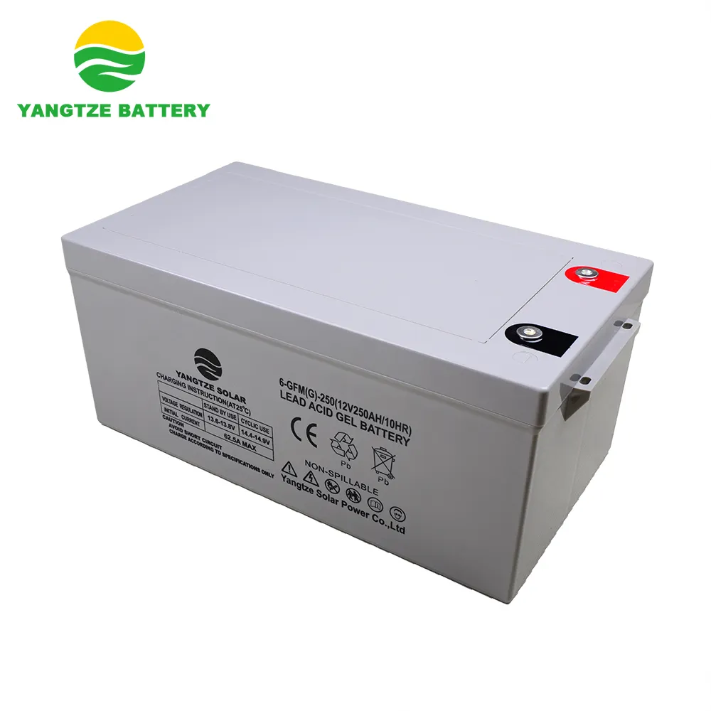 Yangtze battery 12v 200ah solar power battery hot sale convenient.