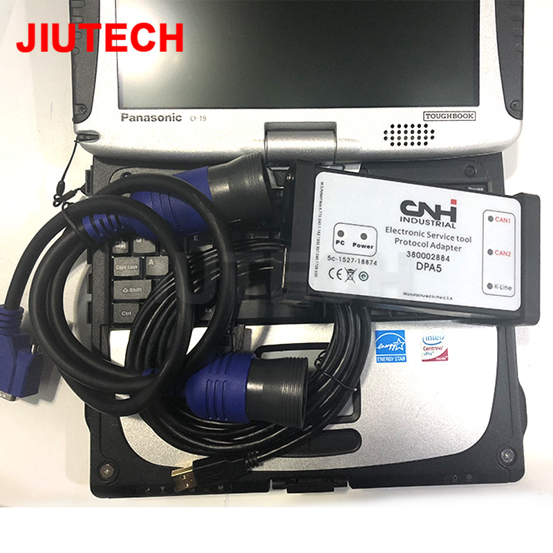 CF19 ноутбук + CNH электронный инструмент обслуживания V9.2 dpa5 CNH est New Holland CASE STRYR сельское хозяйство строительный грузовик диагностический комплект