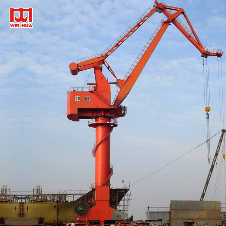 Лучшее качество Grab Bucket Mobile Harbour Level Luffing Портальный Кран