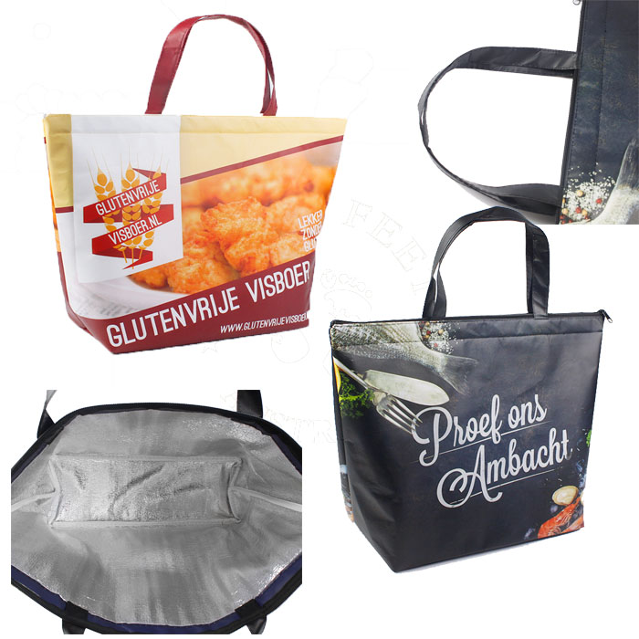 Promotional insulated food packaging thermo cooler bag