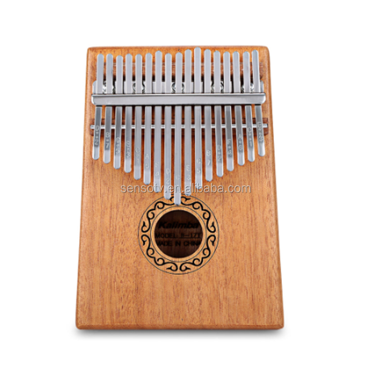 Портативный B - 17T 17 клавиш Kalimba игрушечное пианино высокого качества красного дерева тела музыкальный инструмент с книг и учебы, мелодия молоток