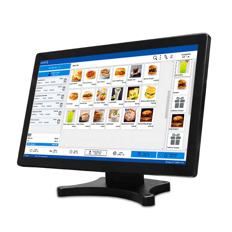 Высокое качество 21,5 inch pos сенсорный экран монитор все в одном pos ПК