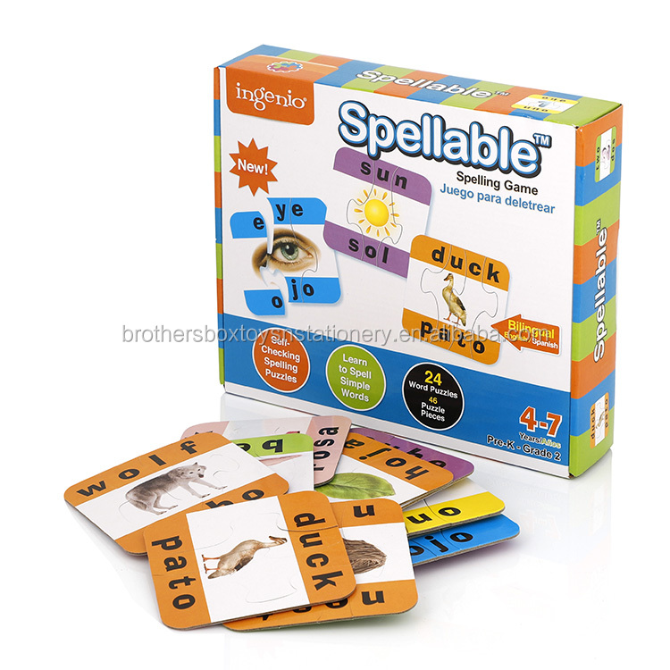 Custom Printing Flashcard Baby Sight Words Kids Children Learning Educational Flash Card