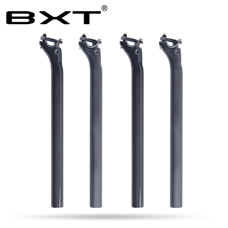 Новый BXT полностью карбоновый Подседельный штырь для горного велосипеда MTB горный велосипед углерода подседельный штырь на подседельную трубу рамы 27,2/31,6*350/400 мм Запчасти для велосипедов