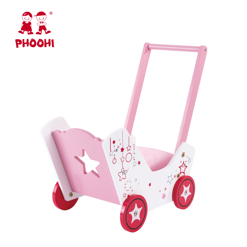 Американская кукла мебель ролевая игра игрушка первый ходунок розовая прекрасная деревянная кукла коляска для куклы американская мебель для девочек