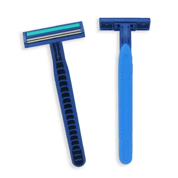 twin blade safety disposable shaving razor
