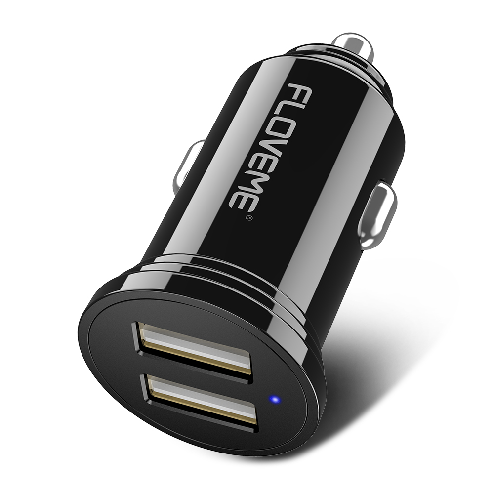 Автомобильное зарядное устройство FLOVEME с USB-портом для прикуривателя