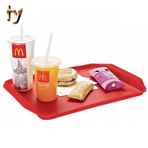 Custom rectangular trayfood serving tray plastic