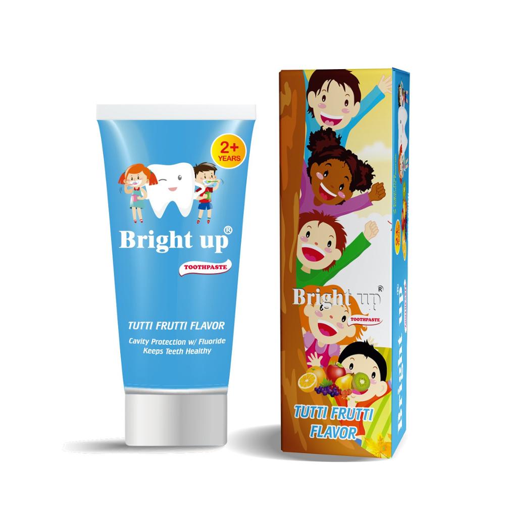 OEM Kids Fluoride Toothpaste Gel with Sweet Bubble Flavor Cavity Protection Toothpaste Factory