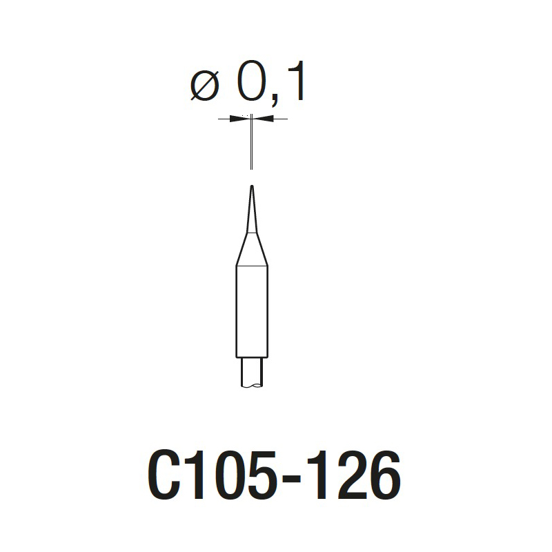JBC C105-101 сварочные инструменты, ПАЯЛЬНЫЕ НАКОНЕЧНИКИ