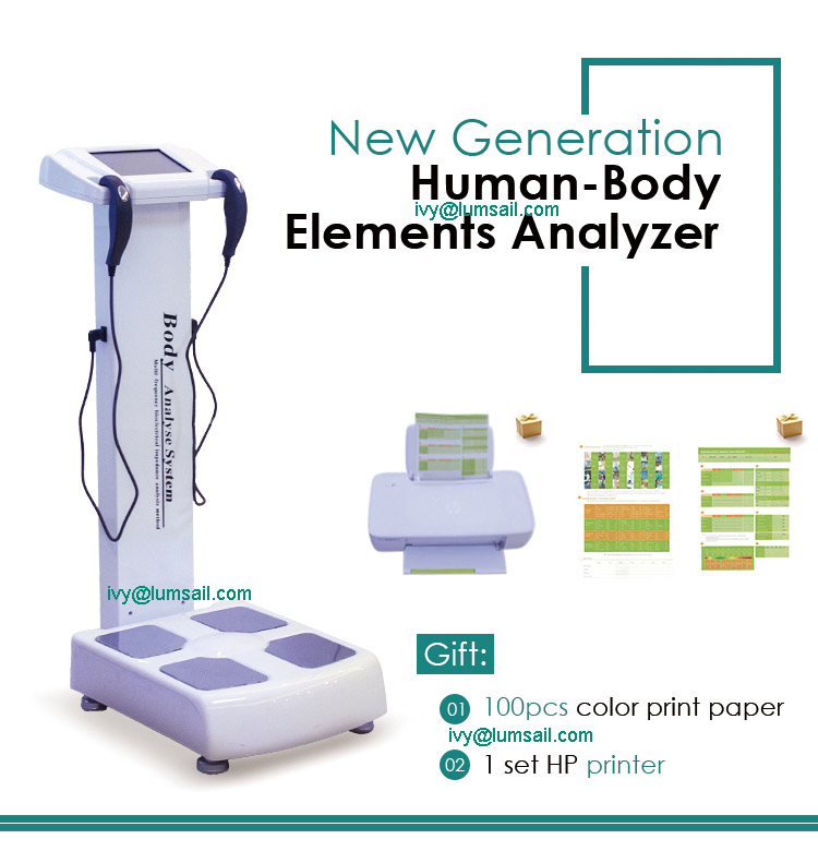Body fat analyzer human body elements analyzer body fat calculator machine