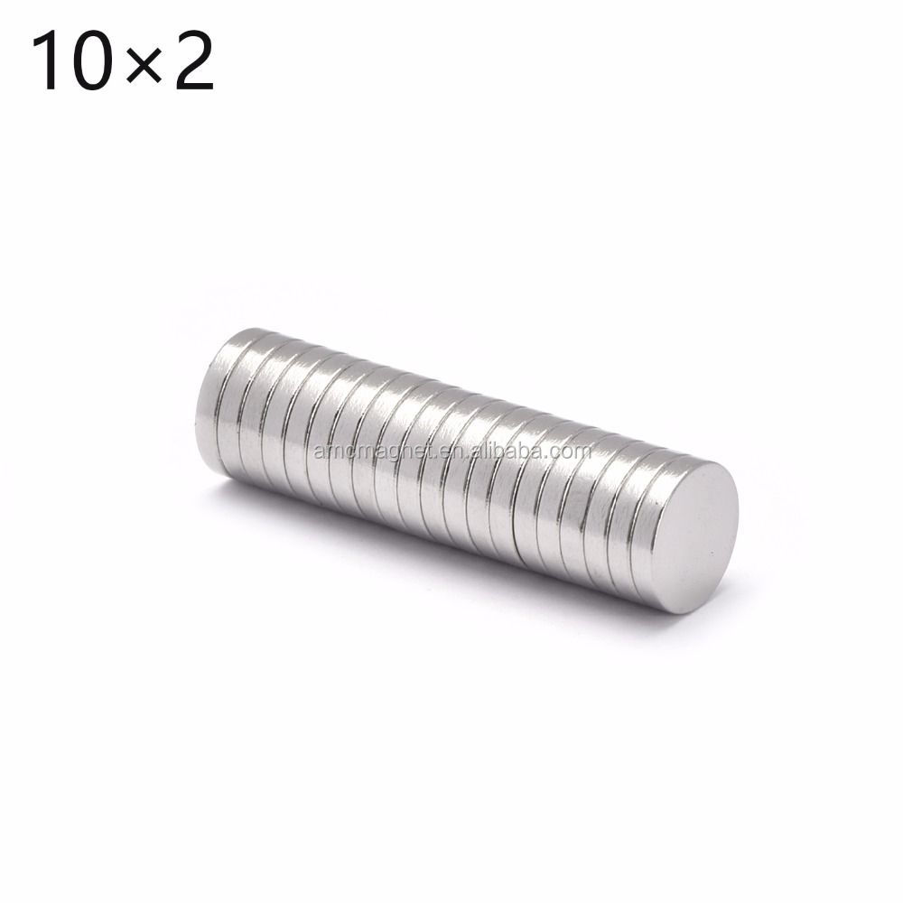 D10 x 2 мм круглый диск небольшой магнит N35 NdFeB магнит