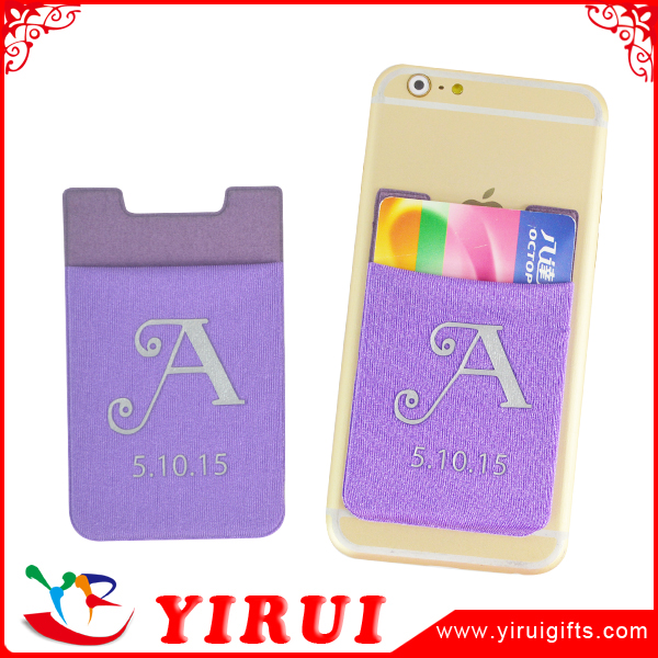 Самоклеющиеся микро-волокна card карман для смартфон