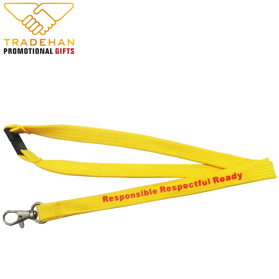 Wholesale High Quality Custom Logo Tubular Imprinted Polyester Lanyard