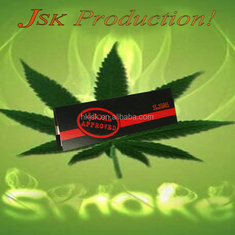 FSC Custom Smoking Rolling Paper Cigarette OEM Pure Hemp Unbleached Brown Rice Tobacco Hand Rolling Paper