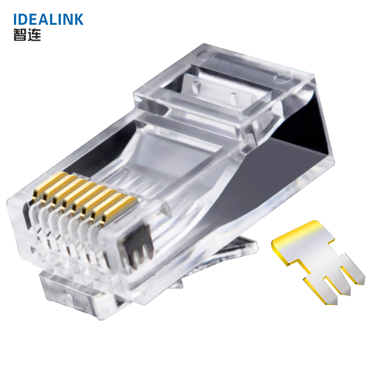 Высокопроизводительный комплект 1000 шт. сетевых UTP Ethernet cat6 rj45 разъем 8p8c модульный штекер