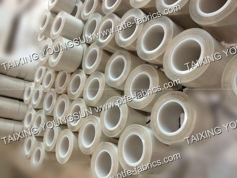 Белая клейкая лента из стекловолокна с покрытием PTFE