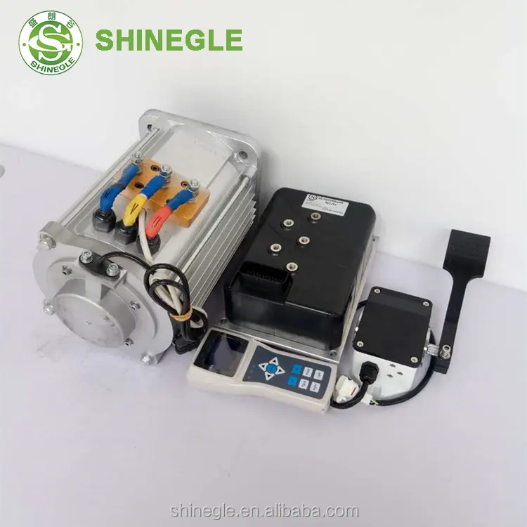 SHINEGLE high torque 7000rpm 96v 15kw ev motor and controller for high speed electric car tesla motors electric car