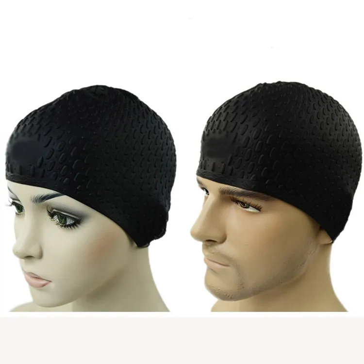 factory wholesale water drop shaped swimming cap customized swimming cap for adults