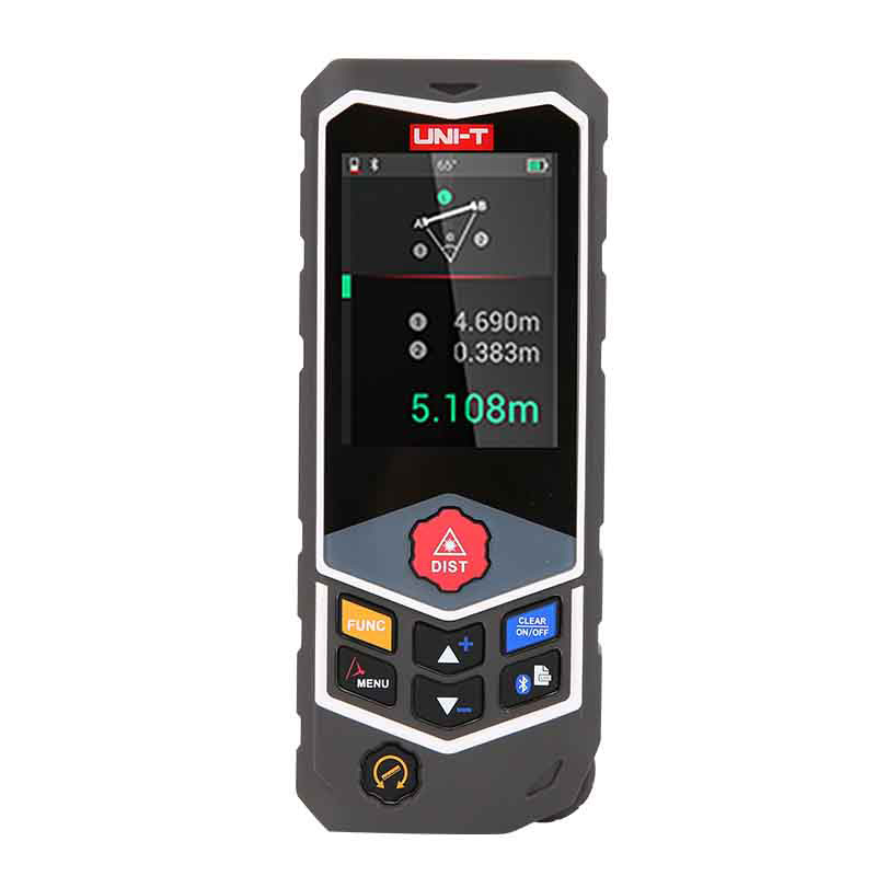 UNI-T LM120D PRO лазерные измерители расстояния кривизны Издание Лазерный электронный правитель голос лампы для чтения с дальномер