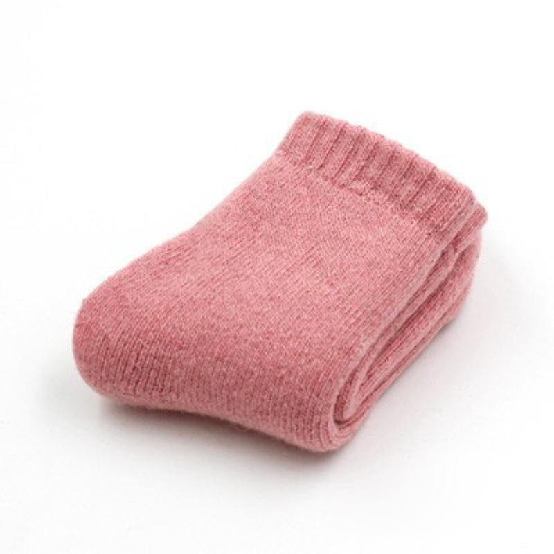 1 Pair Winter Socks Wool Cashmere Warm Thick Dress Casual Multi Colors Woolen Socks for Women