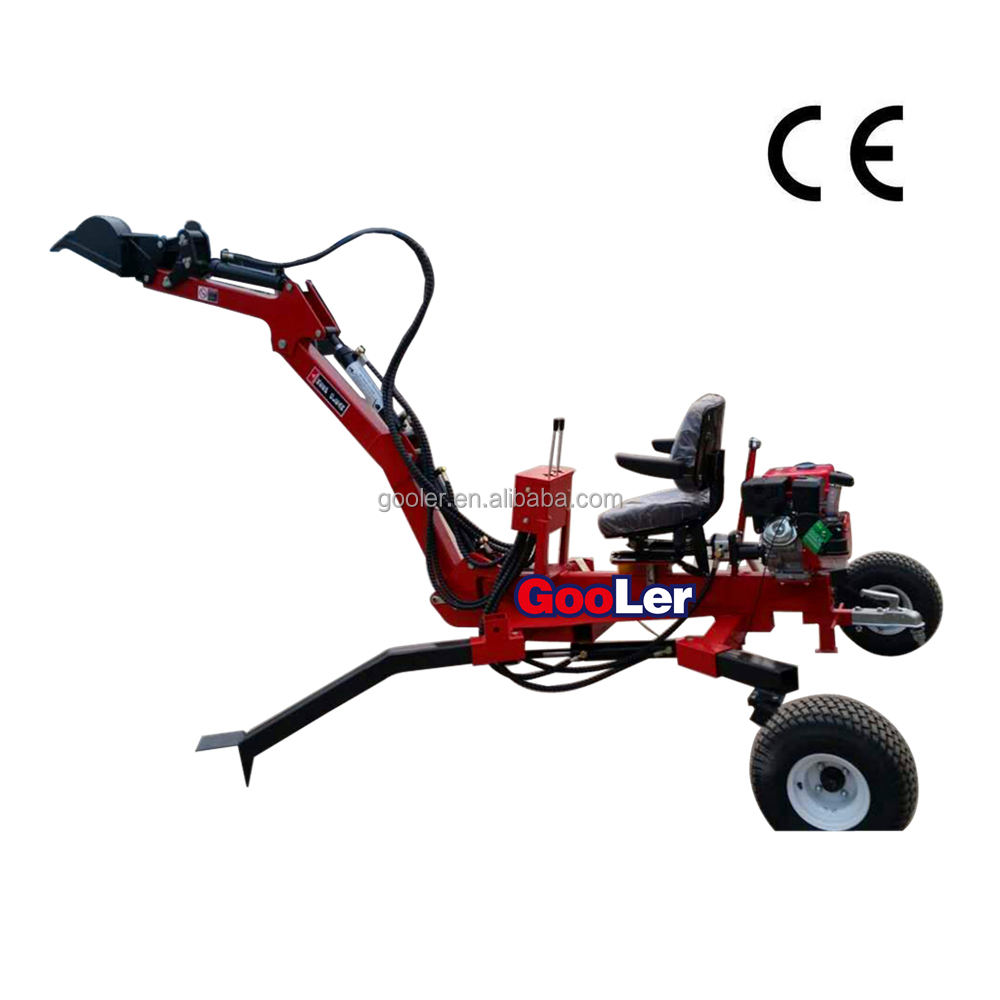 Буксируемый экскаватор-погрузчик 9HP С диском на продажу, сертификация CE