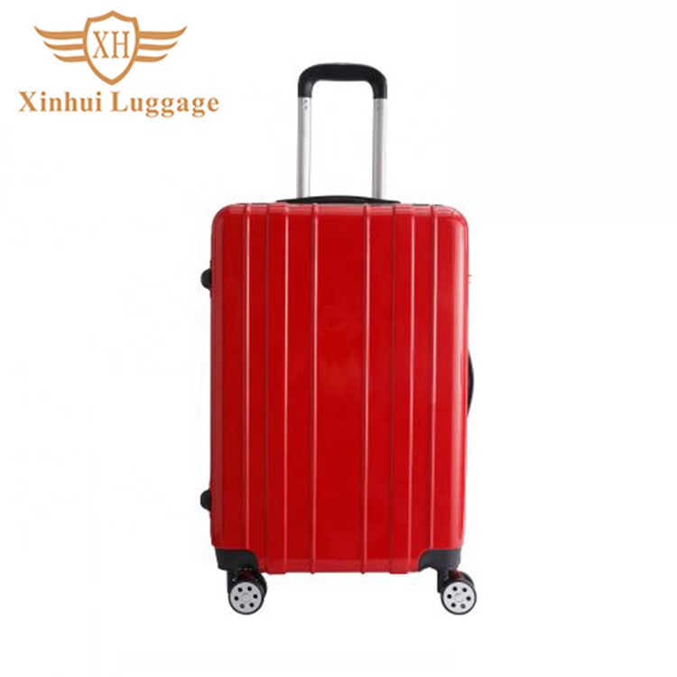 Легкий abs carry-on чемодан Поставщик ABS PC carry-on тележка красный багаж