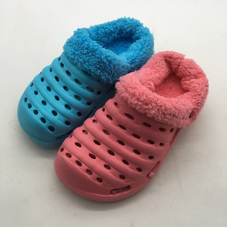 Зимняя обувь с мехом EVA clog