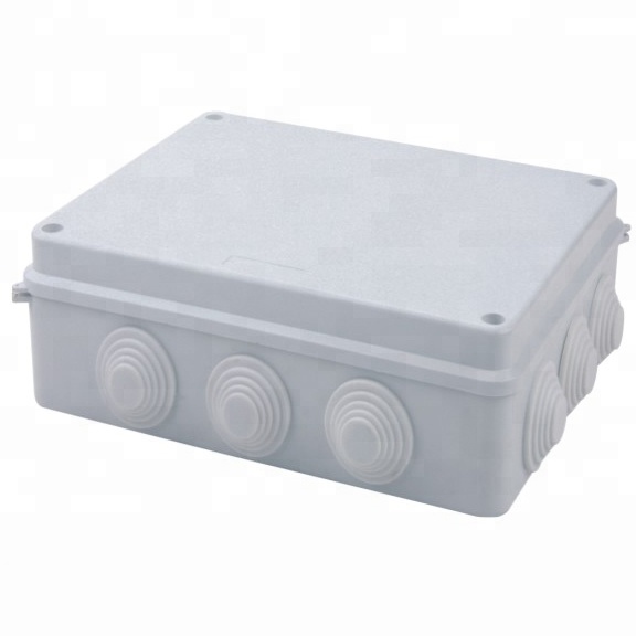 IP65 255*200*80 ABS ПВХ Настенный монтажный пластиковый водонепроницаемый электрический распределительный ящик для источника питания