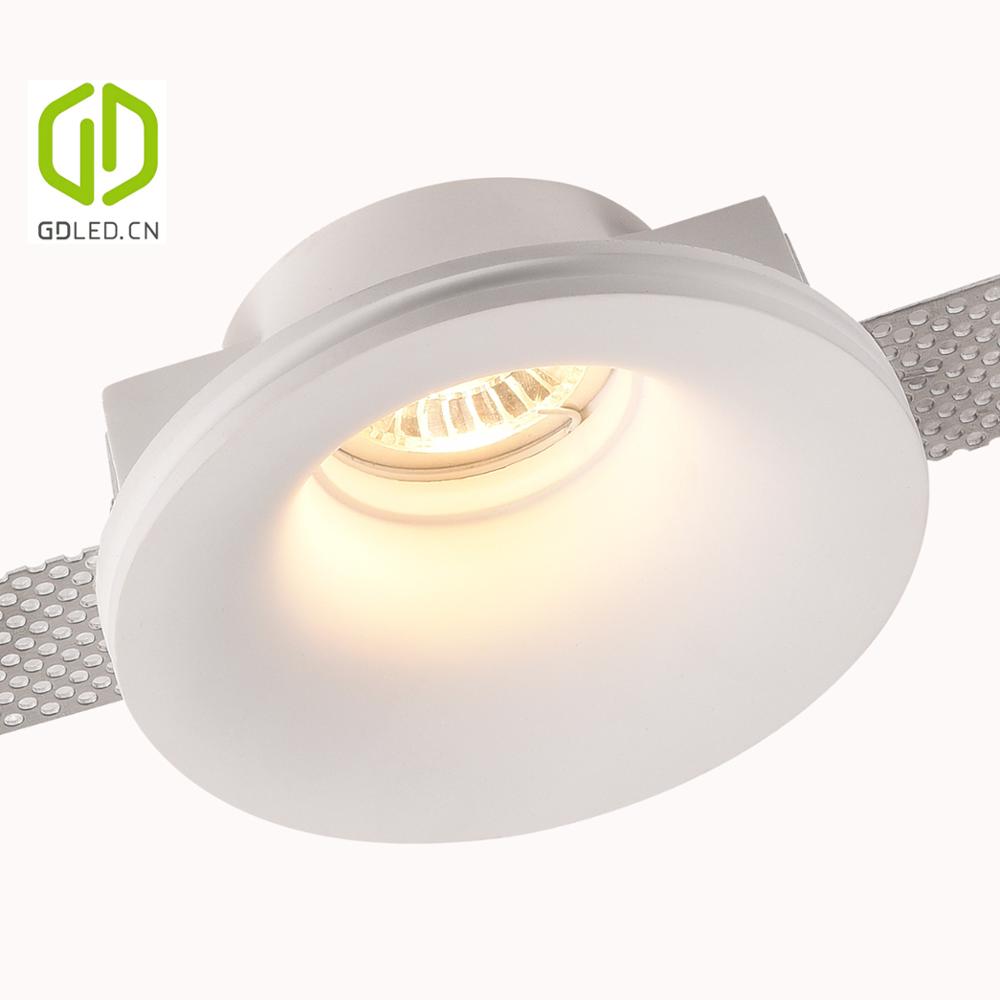 GDLED Trimless гипс вниз свет GU10 , Gesso прожектор для дома, отеля, коридора.