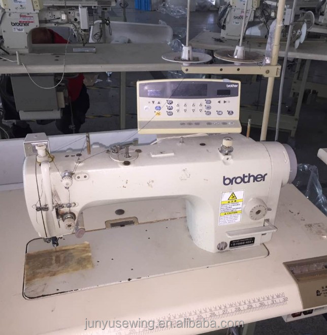 Заводская распродажа б/у Brother-7200B швейная промышленные швейные машины 80% новый в хорошем состоянии
