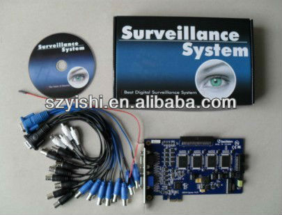 GV800 V8.5 DVR карты/16ch видеорегистратор Full di