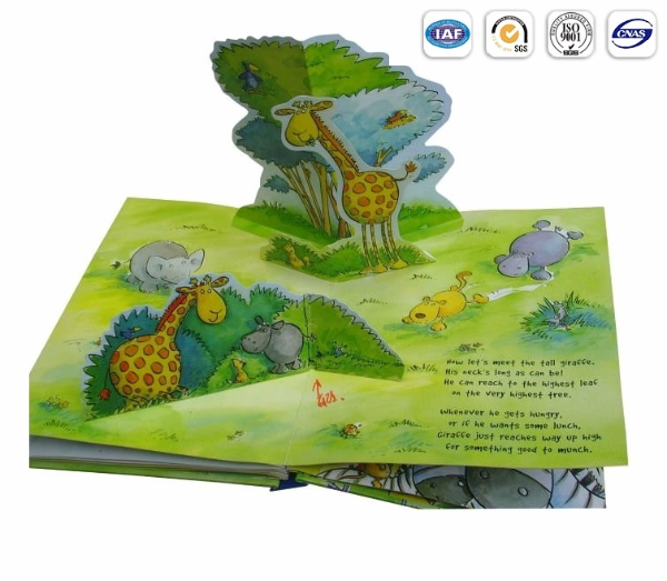3d Новый стиль Всплывающие Детские Книги Печать с дешевой ценой