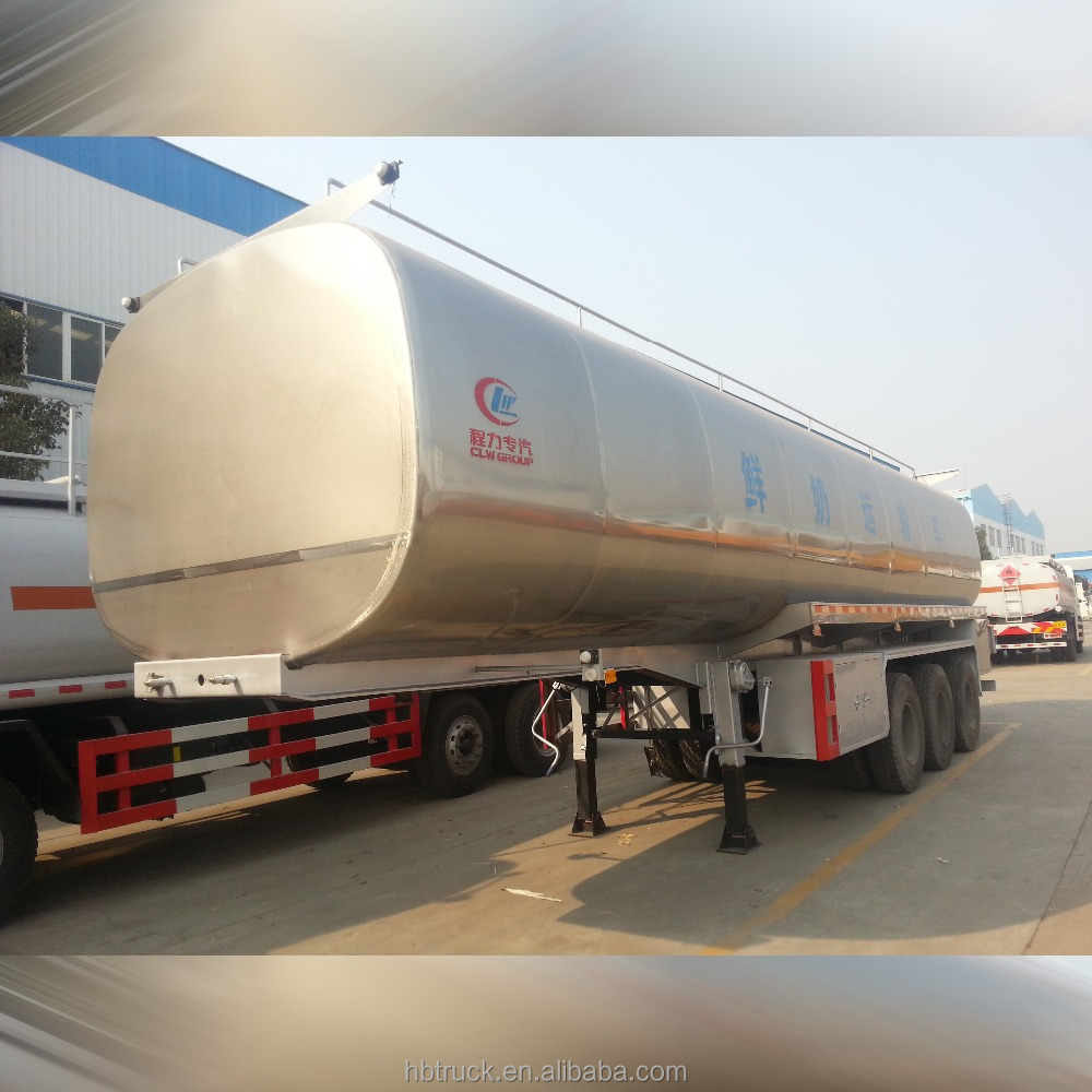 Лучшая цена 40000L 3 оси молоко автоцистерна