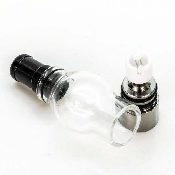 Hikvape лучшая электронная сигарета стеклянный шар испаритель эфирное масло испаритель стеклянный шар восковое масло испаритель
