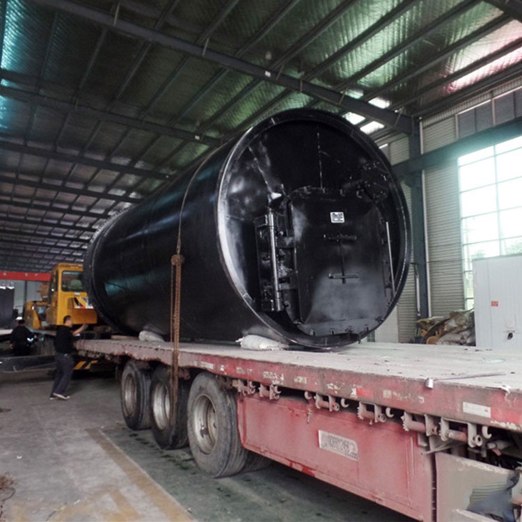 Non pollution popular used tire pyrolysis plant turn to oil and fuel machine