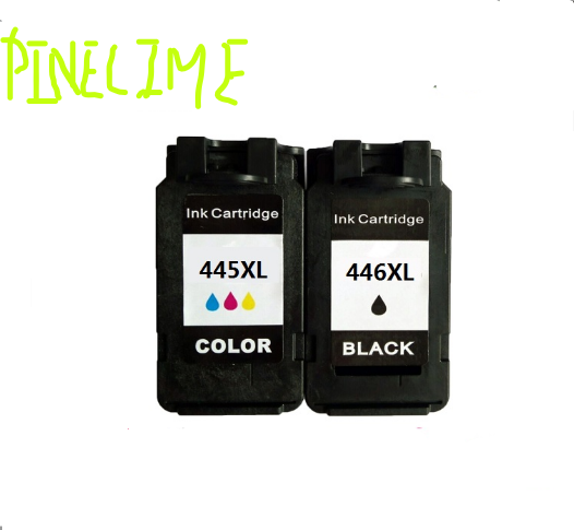 Восстановленный чернильный картридж Pinelime для принтера Canon PG 445XL CL446XL для MG2440 MG2540