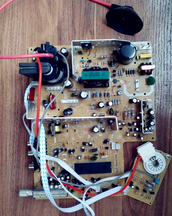 14-21 "CRT TV основная печатная плата