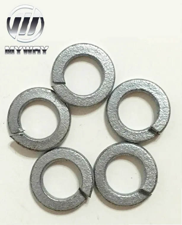 Пружинная шайба din 127, желтая, синяя, оцинкованная, черная ss304 ss316