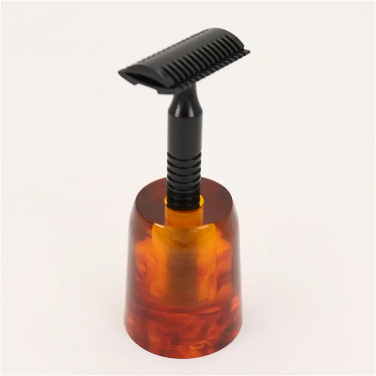 Wholesale high quality resin shaving razor stand shaving holder