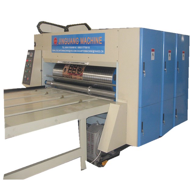 JGP-06050 packing machine factory chain feeding corrugated carton machine flexo printer slotter