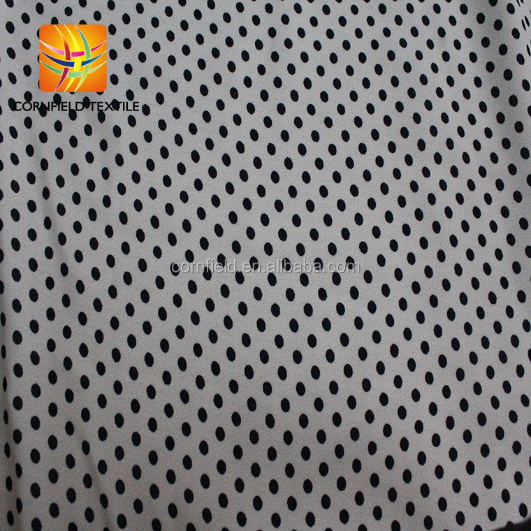 2020 new designs polyester italian 100% polyester chiffon swiss dot fabric