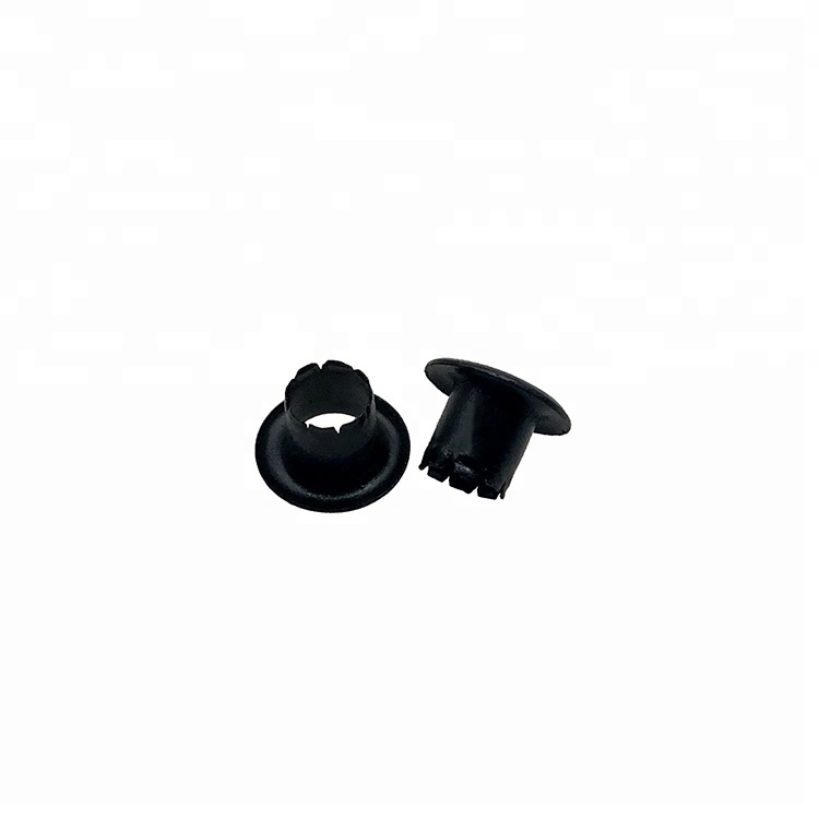 Wholesale Paint Spraying Black Color Small Round Bloom Shoes Grommet Eyelet For Paper Bag