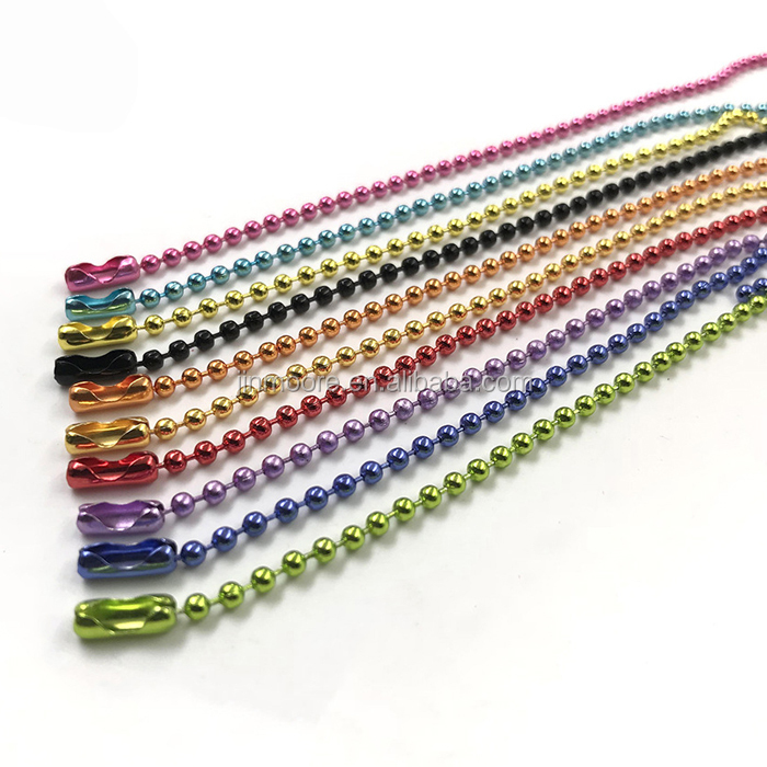 Jewellery Craft красочные металлические шаровые ожерелья-цепочки разъем в комплекте